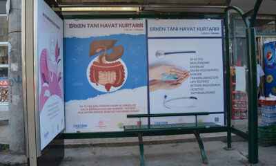 AFİŞLER DURAKLARA ASILDI