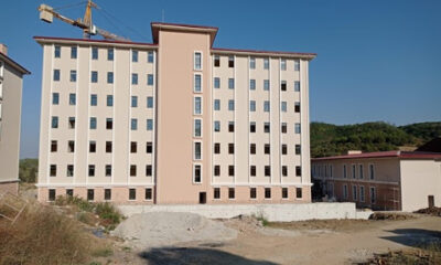 650 KİŞİLİK YURDUN KABA İNŞAATI TAMAM