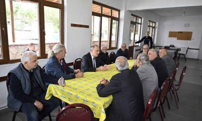 VALİ EROL, KÖYLERİ DOLAŞIYOR