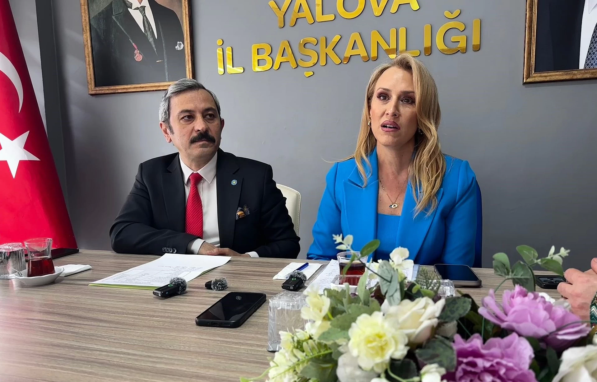 İYİ PARTİLİ SAYAN YALOVA'DAYDI
