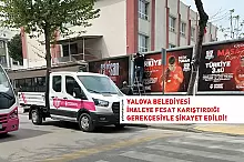 YALOVA BELEDİYESİ ŞİKAYET EDİLDİ!