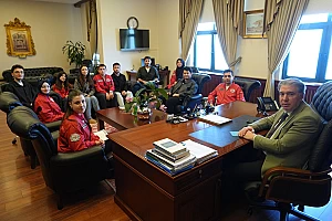 TEKNOFEST KULÜBÜ'NDEN REKTÖR'E  ZİYARET