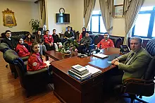 TEKNOFEST KULÜBÜ'NDEN REKTÖR'E  ZİYARET