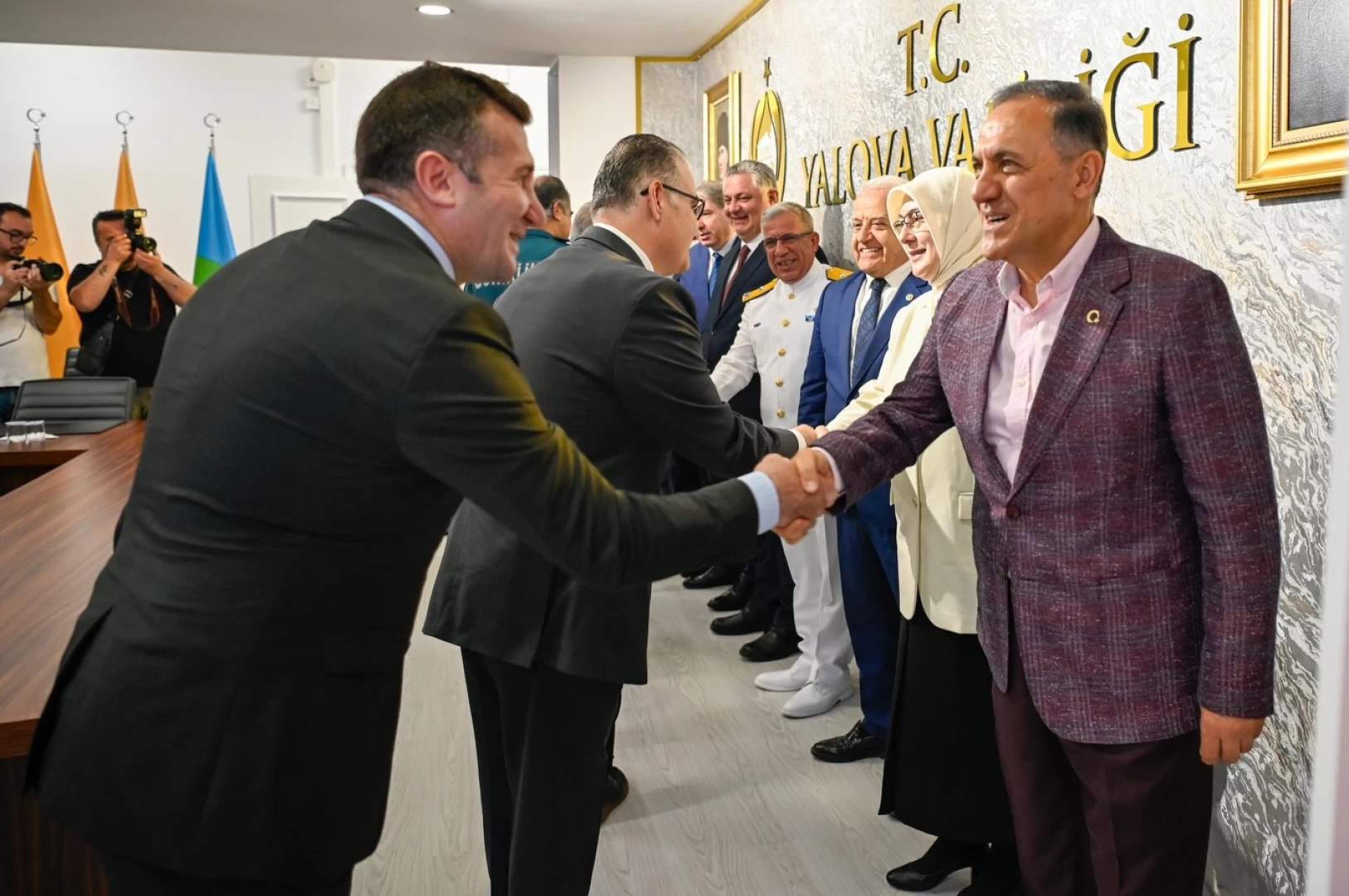 İL PROTOKOLÜ BAYRAMLAŞTI