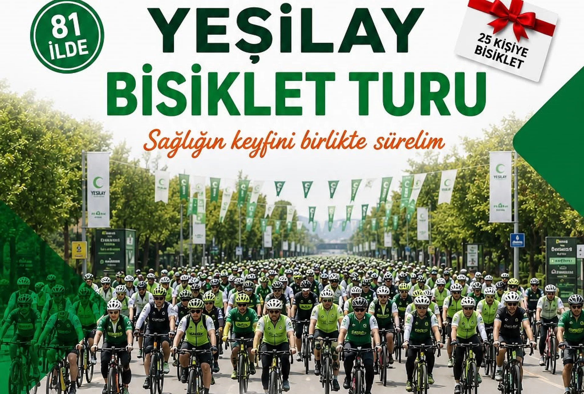 YEŞİLAY'DAN DEV ORGANİZASYON