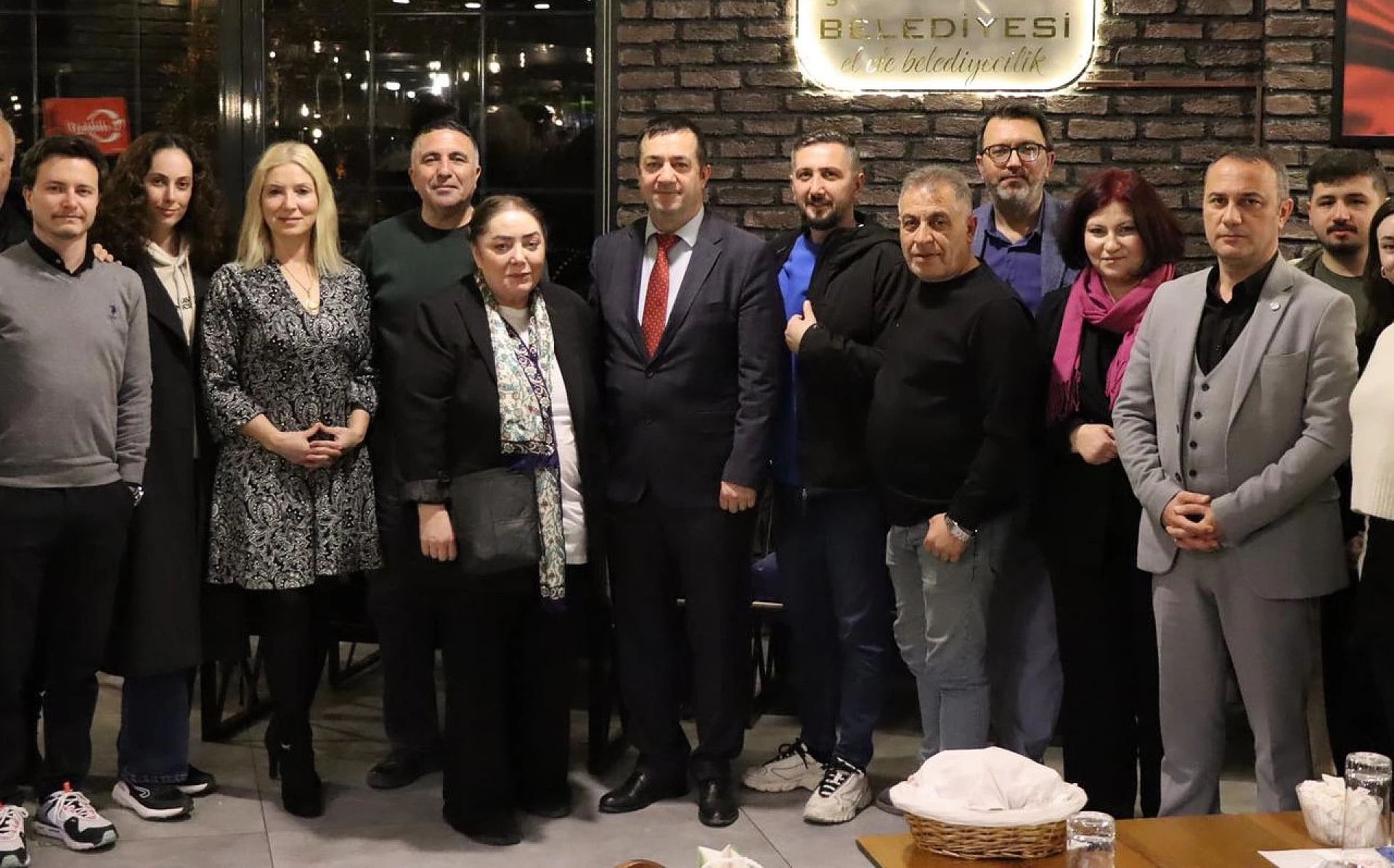 BAŞKAN CANBAY GAZETECİLERLE BULUŞTU