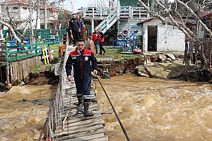 SEL OLAN BÖLGELER İNCELENDİ