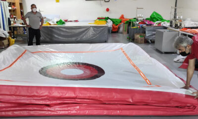 ALTINOVA İTFAİYESİNE ATLAMA YATAĞI