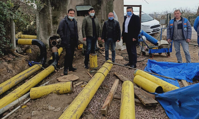 TAŞKÖPRÜ’DE İÇME SUYU BORULARI DEĞİŞİYOR