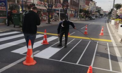 YAYA ÇİZGİLERİ ÇİZİLİYOR