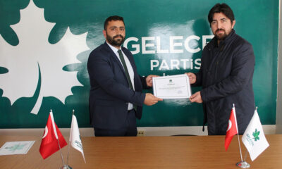 EN GENÇ İLÇE BAŞKANI GELECEK PARTİSİNDE