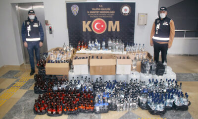 790 ŞİŞE SAHTE İÇKİYE EL KONULDU