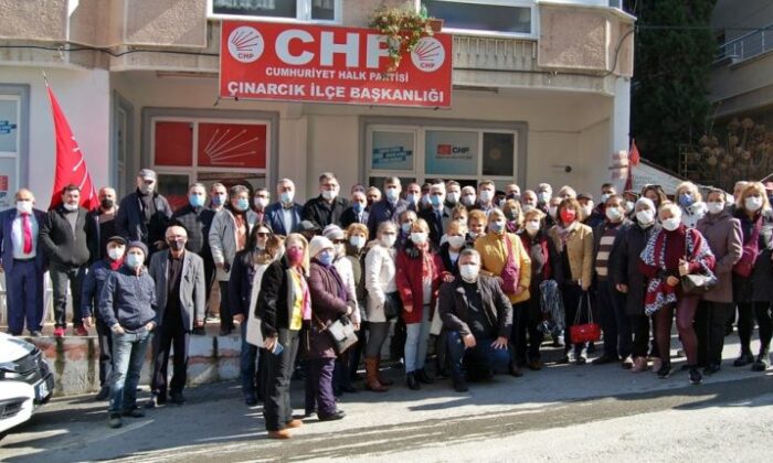 ÇINARCIK’TA CHP’YE 73 YENİ ÜYE KATILDI