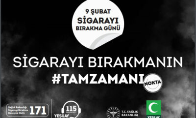 YEŞİLAY, ‘SİGARAYI BIRAKMANIN TAM ZAMANI’