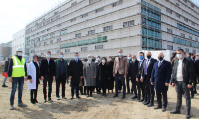 HASTANE İNŞAATINI VE KYK YURDUNU İNCELEDİLER