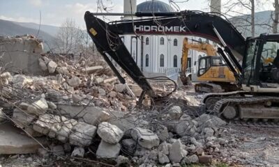 ÇARŞI PROJESİ İÇİN YIKIM BAŞLADI