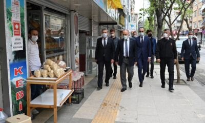 VALİ EROL’DAN KORONAVİRÜS DENETİMİ