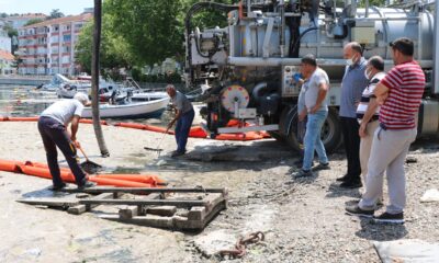 ÇINARCIK’TA MÜSİLAJ TEMİZLEME ÇALIŞMALARI BAŞLADI