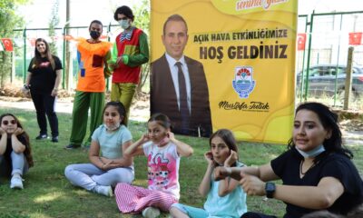 ÇOCUKLAR İÇİN AÇIK HAVA ETKİNLİKLERİ SÜRÜYOR
