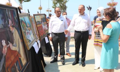 BAŞKAN SOYER, RESİM SERGİSİNE KATILDI