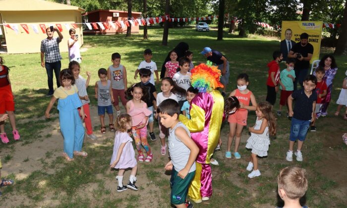 ÇOCUKLAR GÖNÜLLERİNCE EĞLENDİ