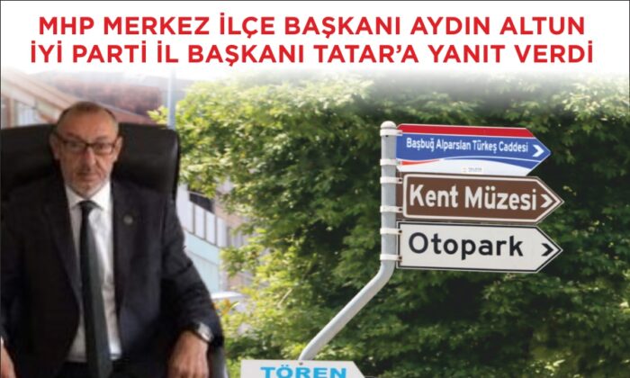 BAŞKAN ALTUN, BAŞKAN TATAR’I YALANLADI