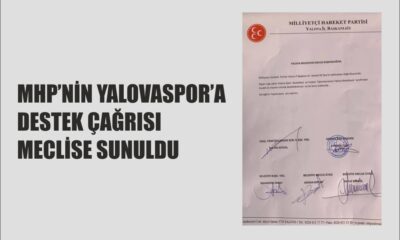 MHP’DEN YALOVASPOR’A DESTEK ÇAĞRISI