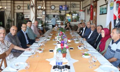 ÇINARCIK’TA GAZİLERLE YEMEKTE BULUŞTULAR