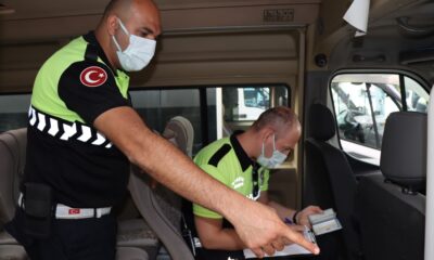 SERVİS ARAÇLARI DENETLENDİ