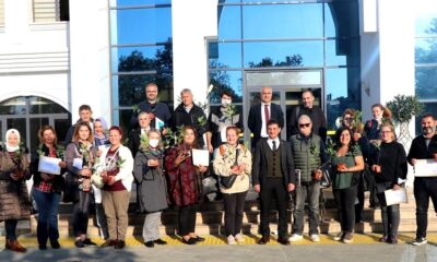 ARONYA YETİŞTİRİCİLİĞİ KURSUNU TAMAMLADILAR