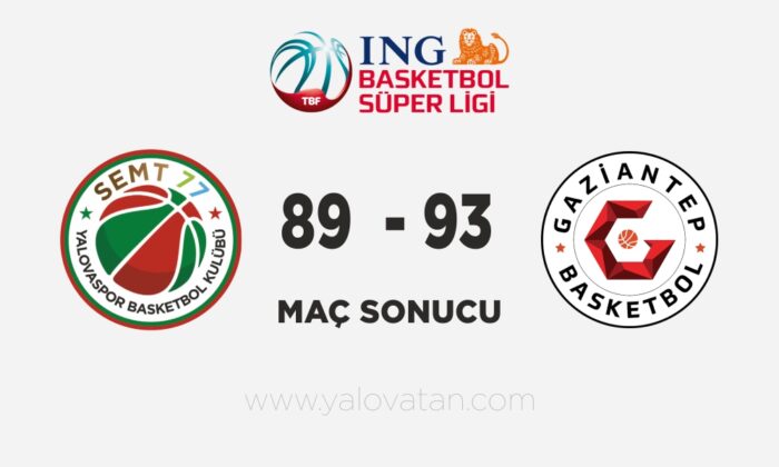 SEMT77 YALOVASPOR 89 – 93 GAZİANTEP BASKETBOL