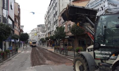 FATİH CADDESİ ASFALTLANIYOR