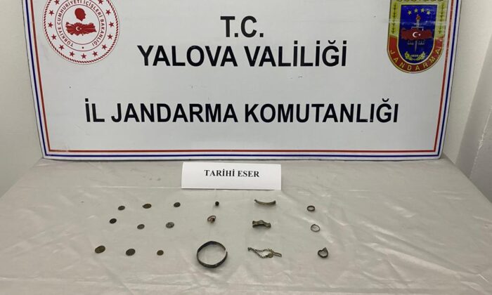 HAREKETLERİ ŞÜPHE ÇEKTİ, TARİHİ ESERLE YAKALANDI