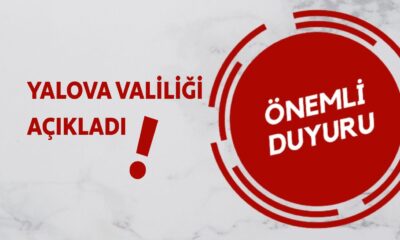 VALİLİKTEN ÖNEMLİ DUYURU