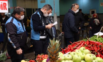 3 PAZARYERİNDE DENETİM YAPILDI