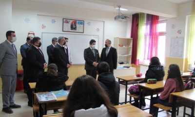 VALİ EROL EĞİTİM ÇALIŞMALARINI İNCELEDİ