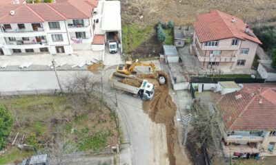 900 METRE KANALİZASYON HATTI DÖŞENİYOR