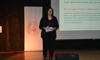 KADINA ŞİDDETLE MÜCADELE SEMİNERİ YAPILDI