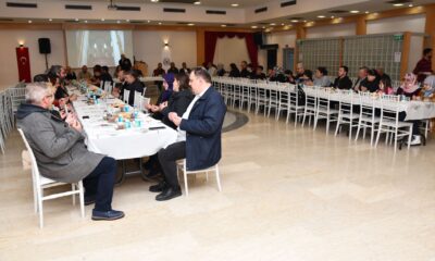 BAŞKAN ORAL, BASIN MENSUPLARINI AĞIRLADI