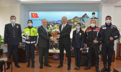 VALİ EROL, POLİS TEŞKİLATINI AĞIRLADI