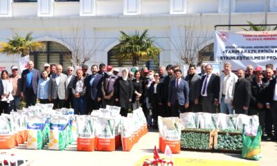 ÇİFTÇİLERİMİZE FİDE VE TOHUM DESTEĞİ