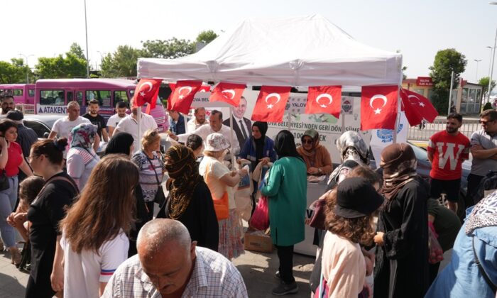 YALOVA BELEDİYESİ’NDEN GERİ DÖNÜŞÜME DESTEK