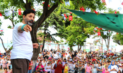 ÇİFTLİKKÖY’DE ÇOCUKLAR ONUR EROL’LA COŞTU