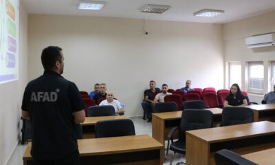ÇINARCIK BELEDİYESİ PERSONELİNE AFAD’DAN EĞİTİM