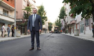 10 GÜNDE 4 BİN 500 TON ASFALT DÖKÜLDÜ