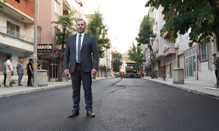 10 GÜNDE 4 BİN 500 TON ASFALT DÖKÜLDÜ