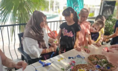 UKRAYNALI YETİM ÇOCUKLARA İPEK KOZASINI ÖĞRETTİ